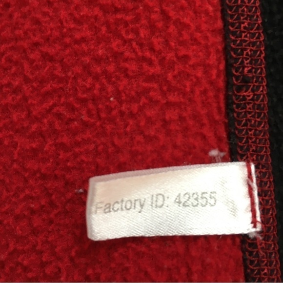 Express Men’s Black and Red Full Zip Fleece Sweatshirt - Picture 9 of 16